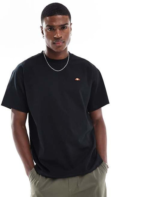 Ellesse tshirt for man אלס חולצה טישרט אוברסייז קלאסי בצבע שחור